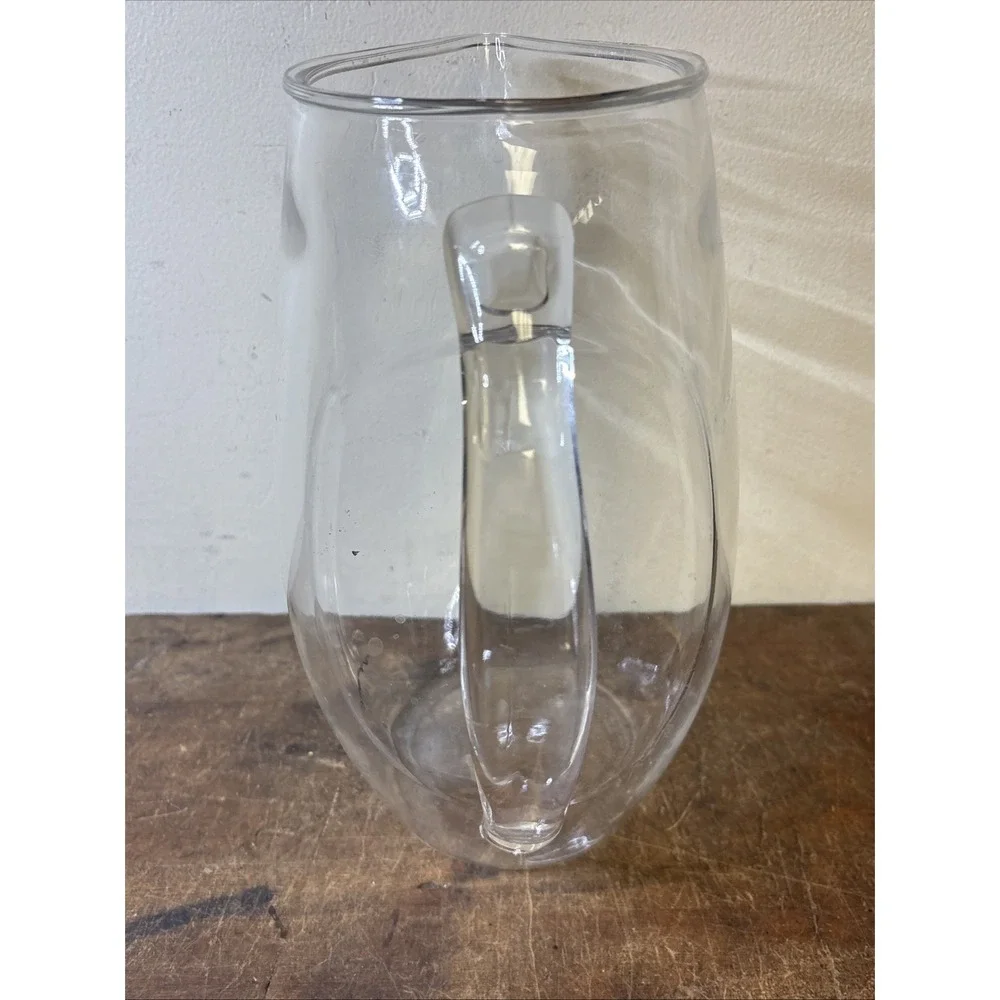 Vremi Fruit Infusion Water Pitcher Clear Acrylic Removable Infuser Lid